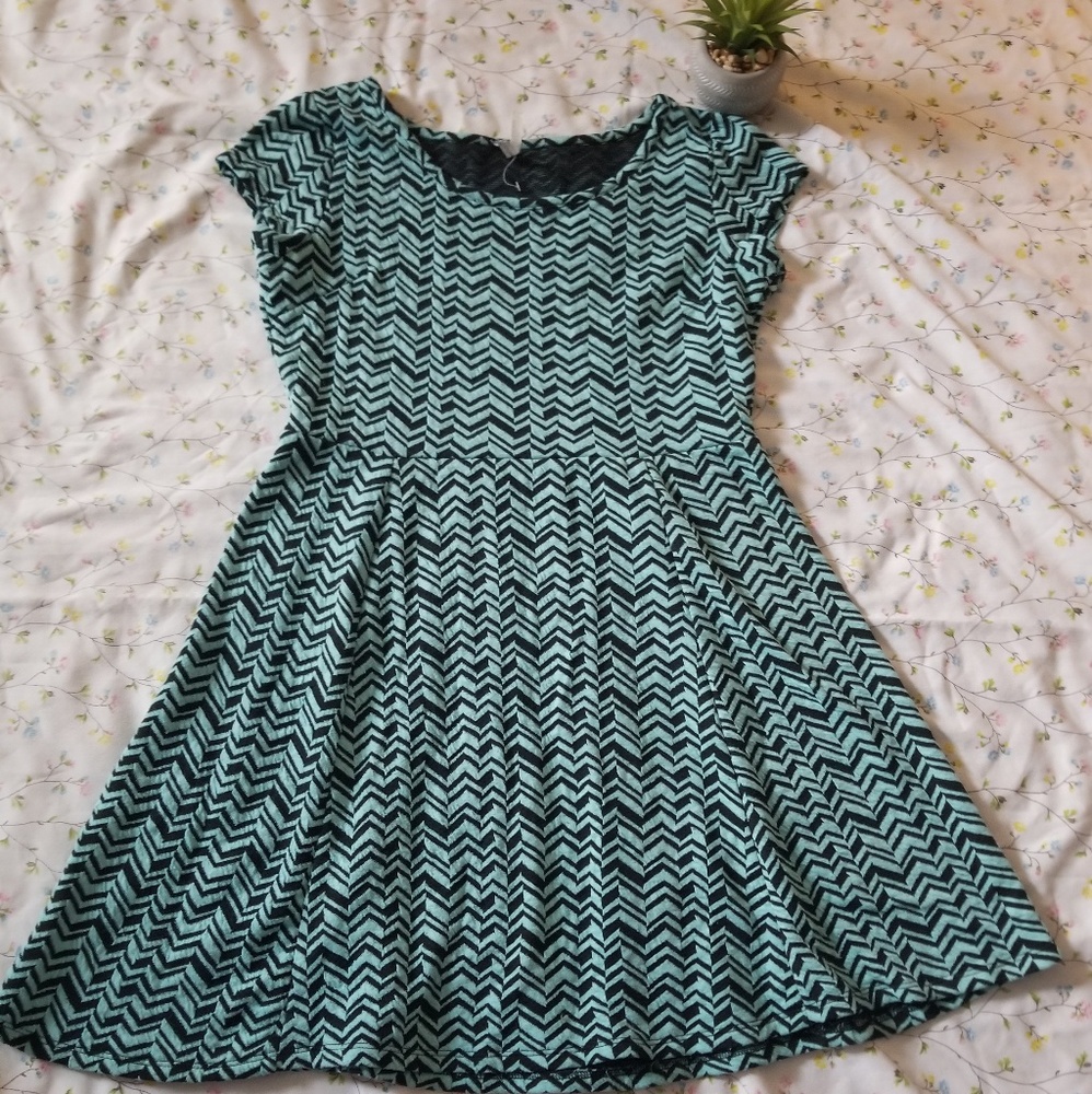 Chevron casual dress